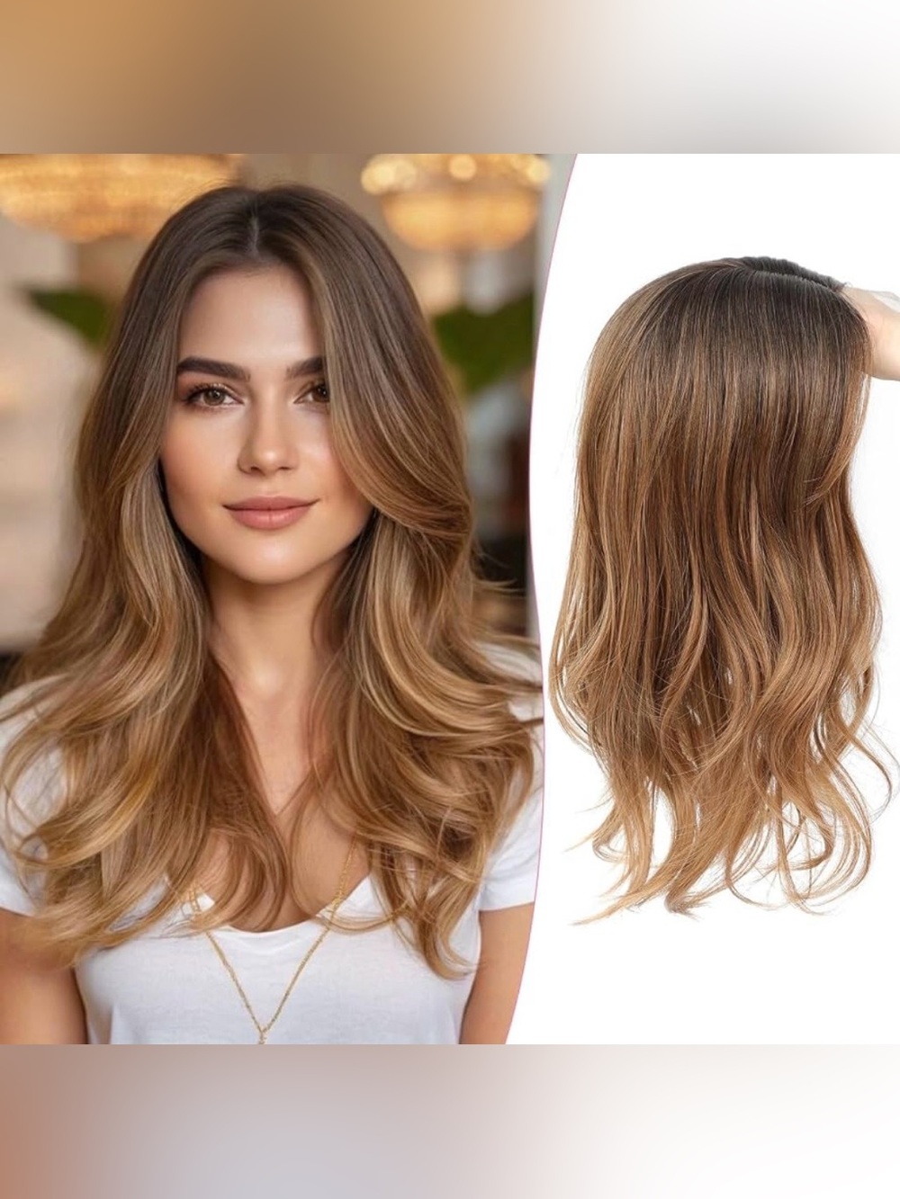Women’s Hair Topper- Soft Layered Style